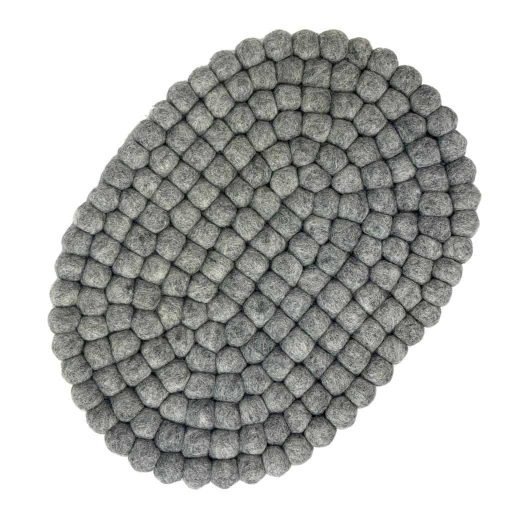 Felt Casserole Trivet, Heather grey
