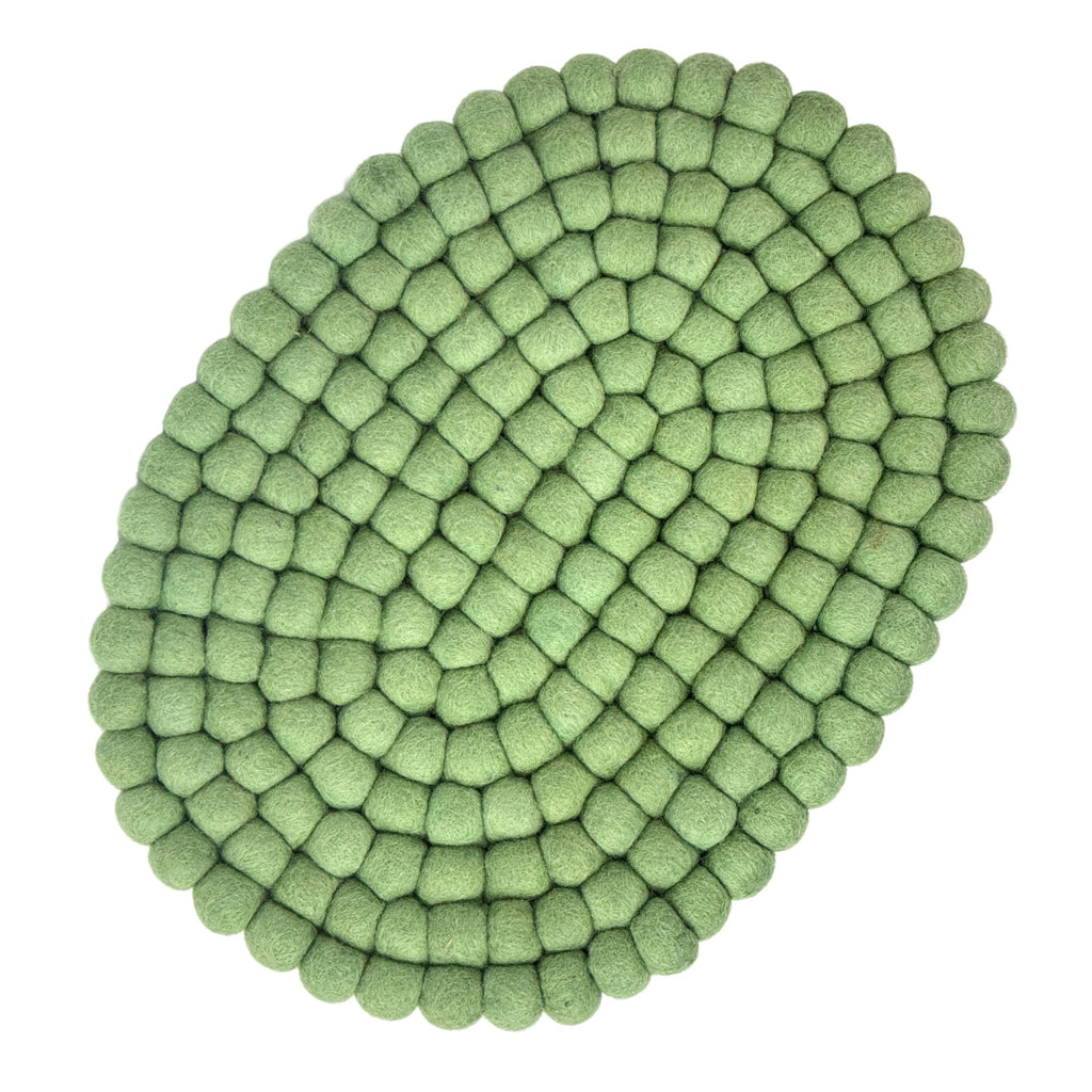 Felt Casserole Trivet, Sage