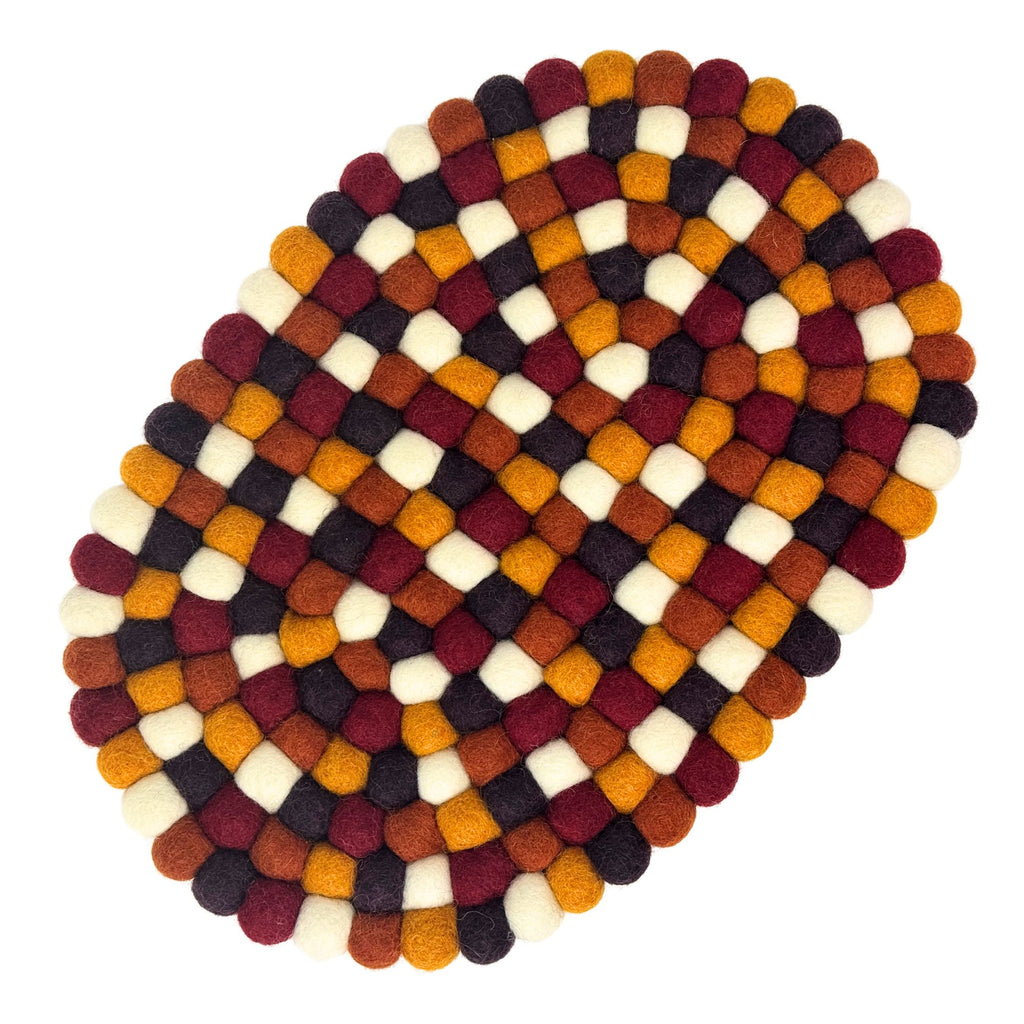 Felt Casserole Trivet, Harvest