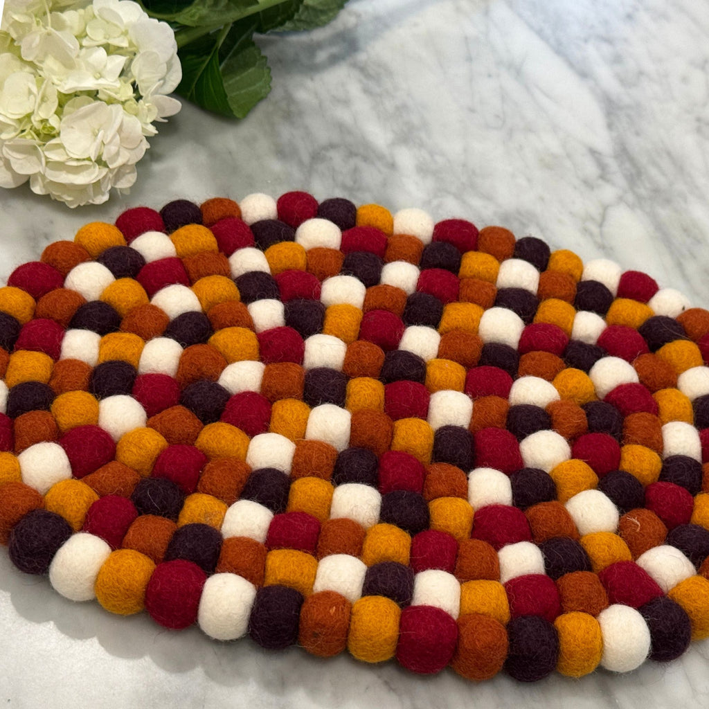 Felt Casserole Trivet, Harvest