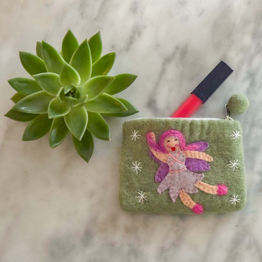 Fairy Felt Coin Purse