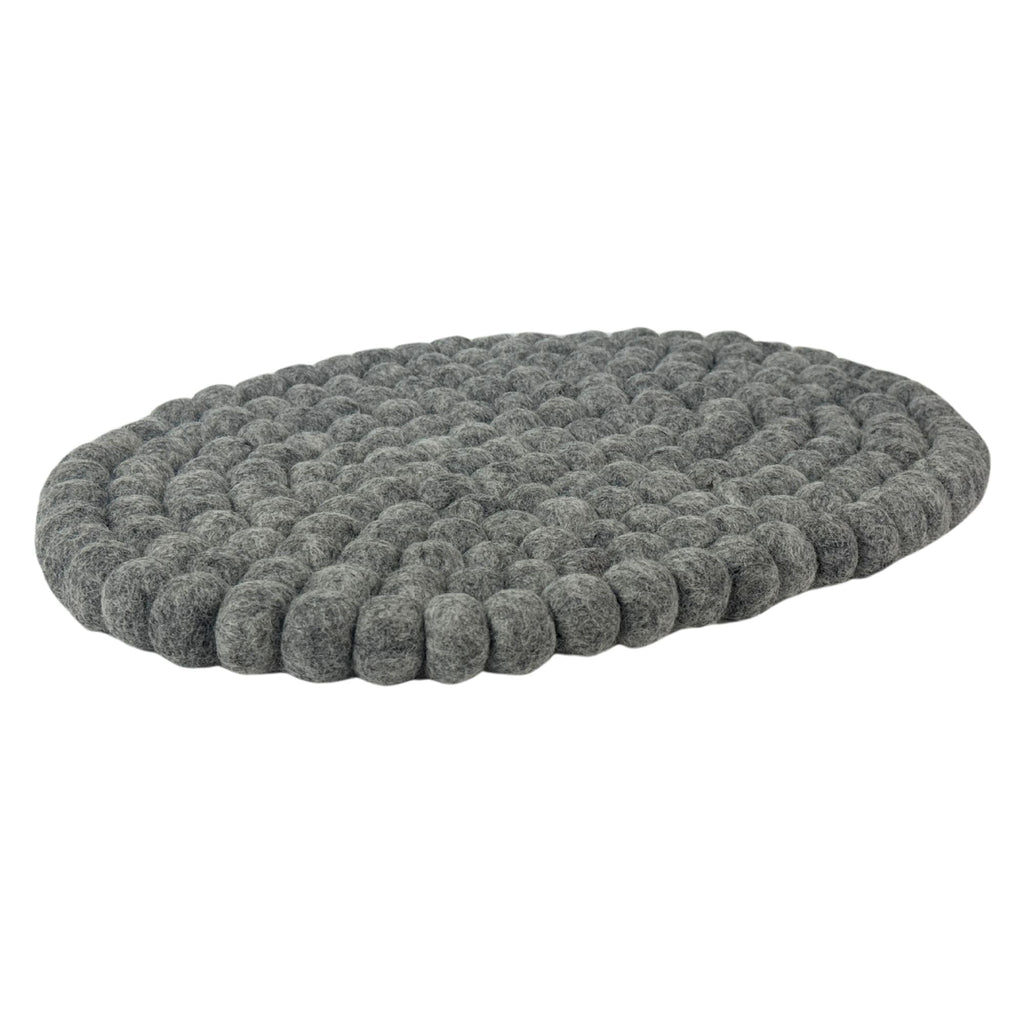 Felt Casserole Trivet, Heather grey