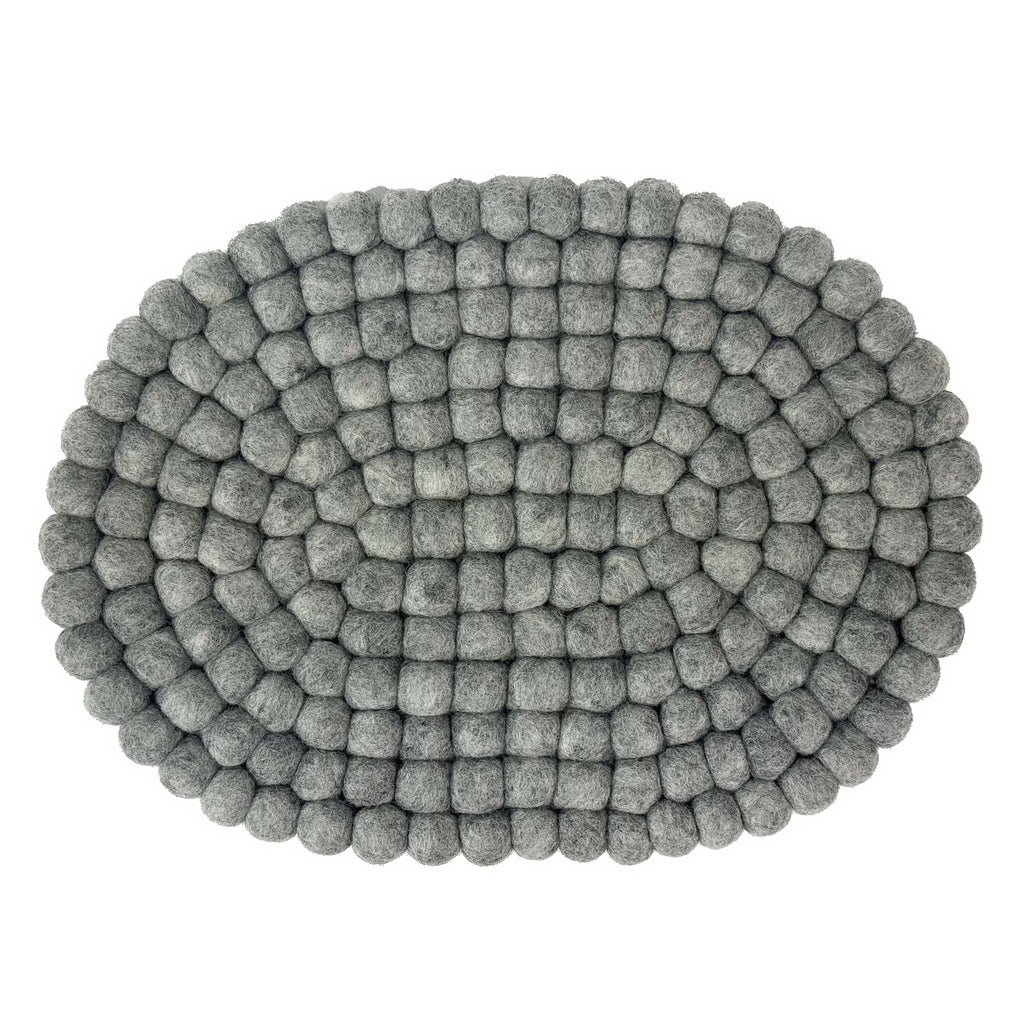 Felt Casserole Trivet, Heather grey