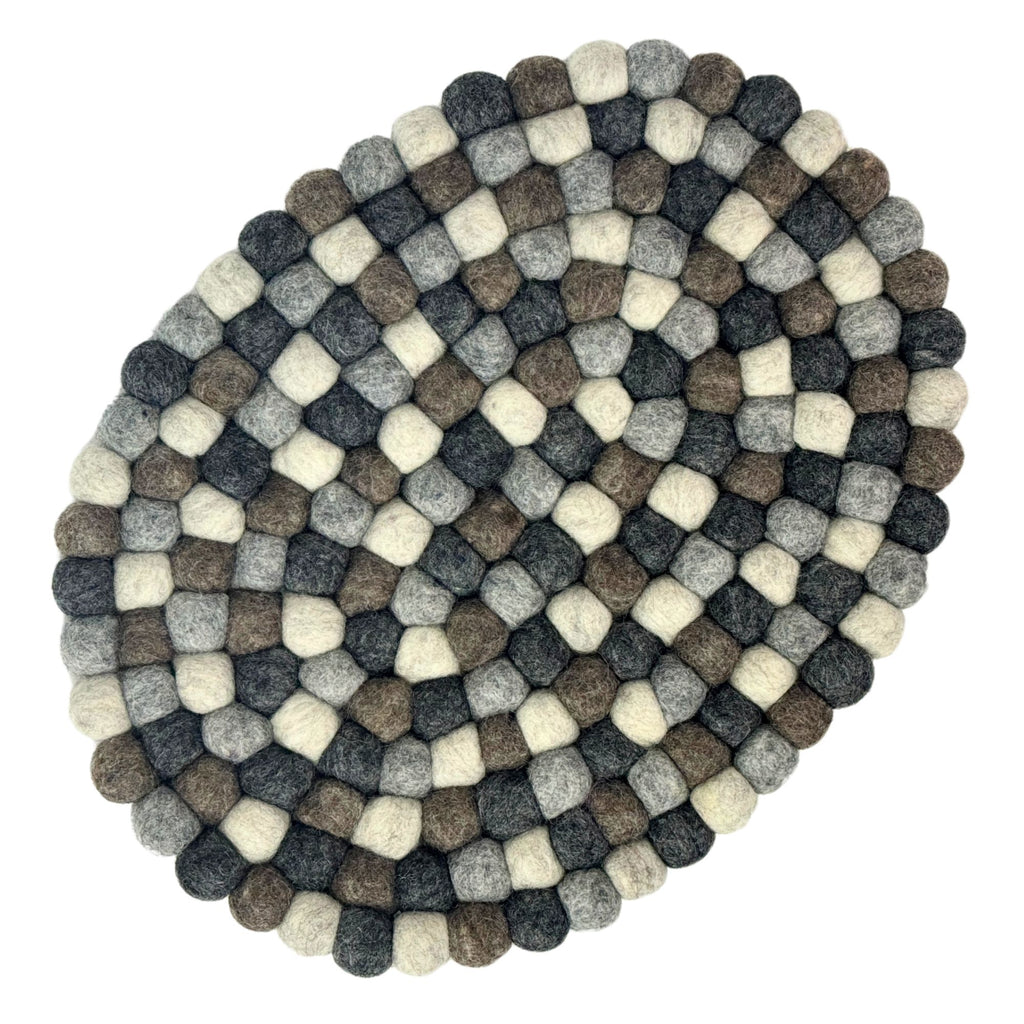 Felt Casserole Trivet, Pebble
