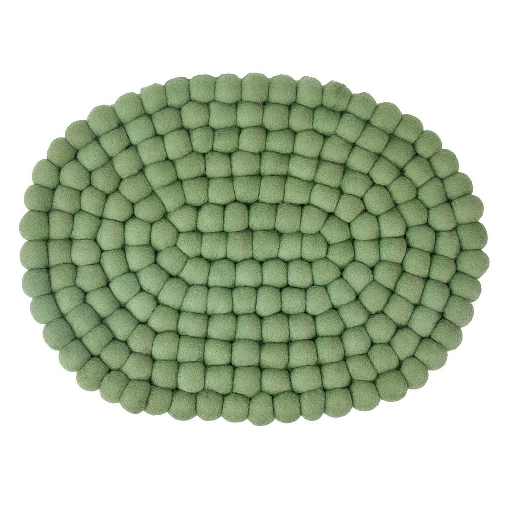 Felt Casserole Trivet, Sage