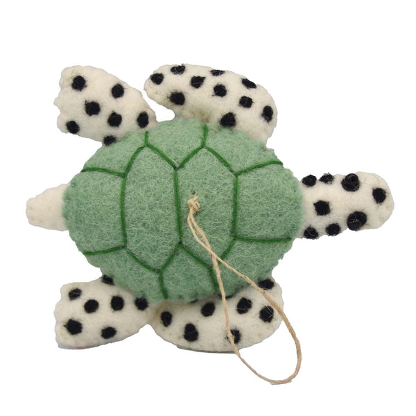 Spotty Tortoise Felt Ornament