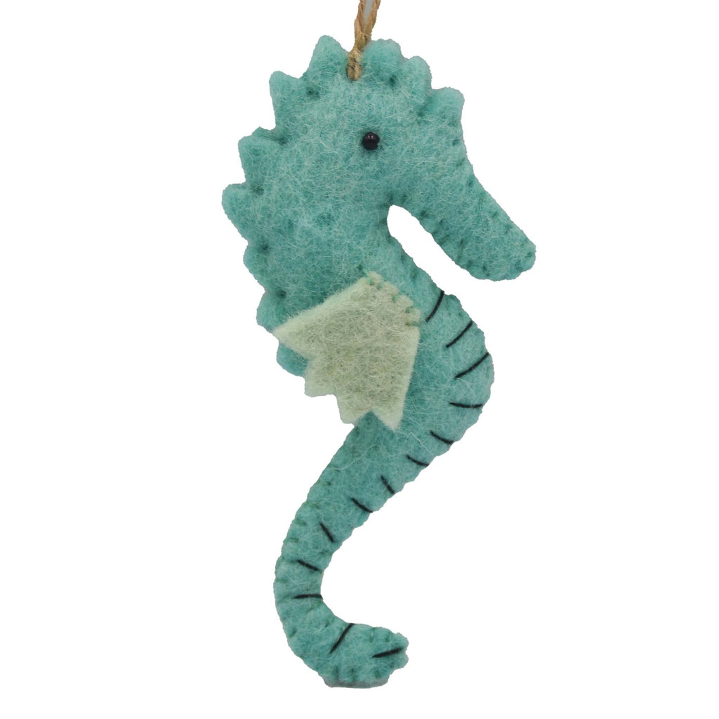 Seahorse Felt Ornament