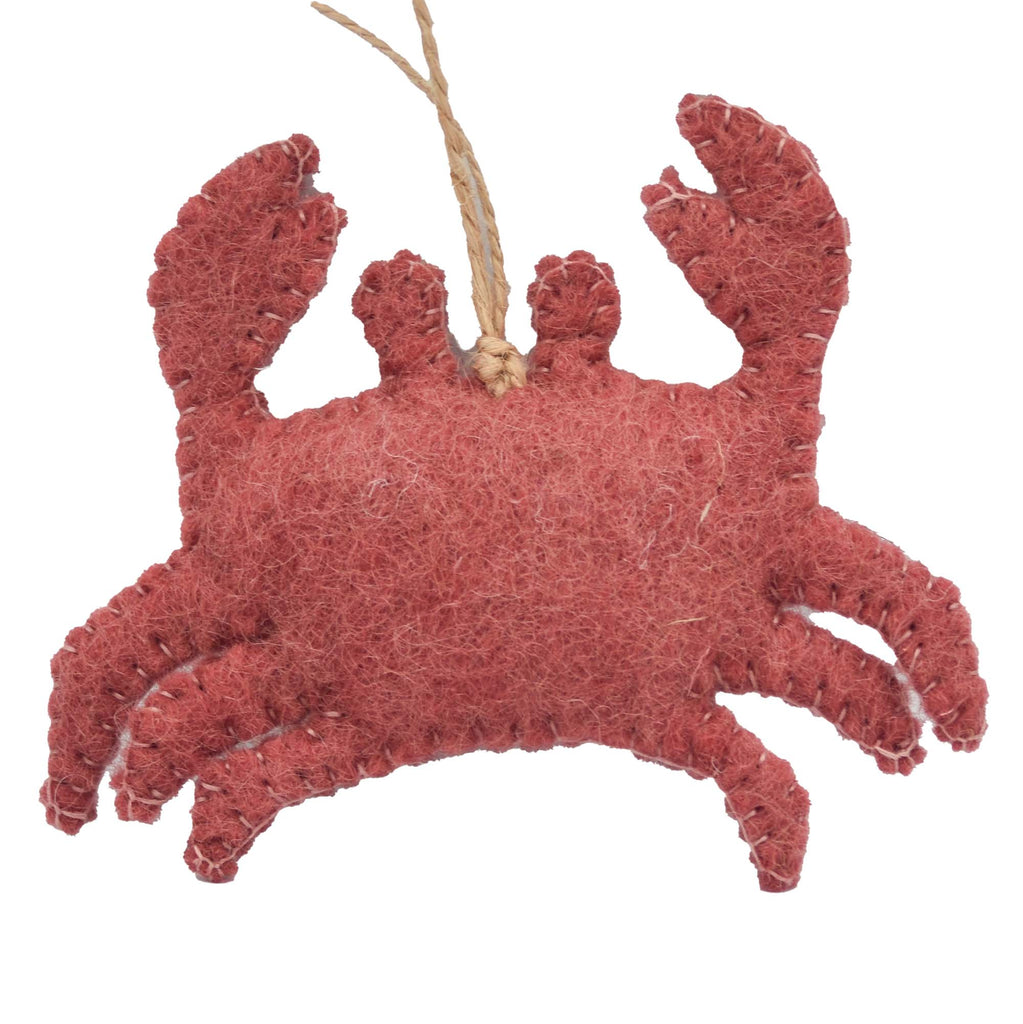 Crab Ornament Felt Ornament