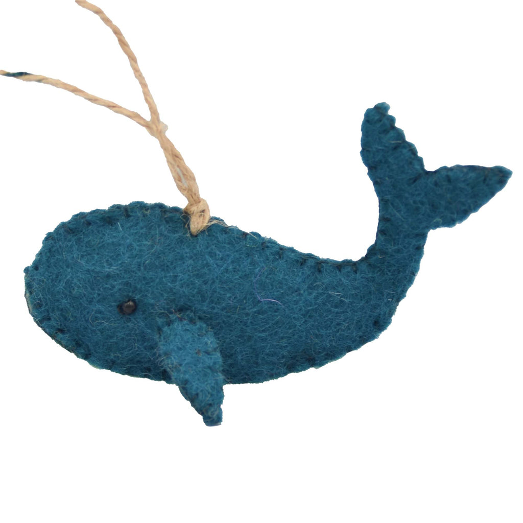 Whale Ornament Felt Ornament