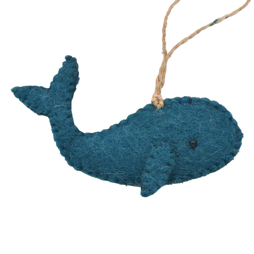 Whale Ornament Felt Ornament