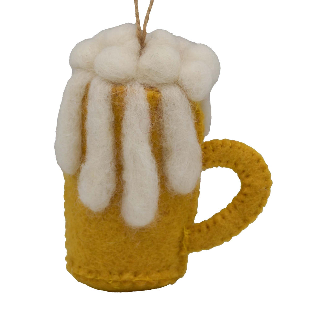 Beer Mug Felt Ornament