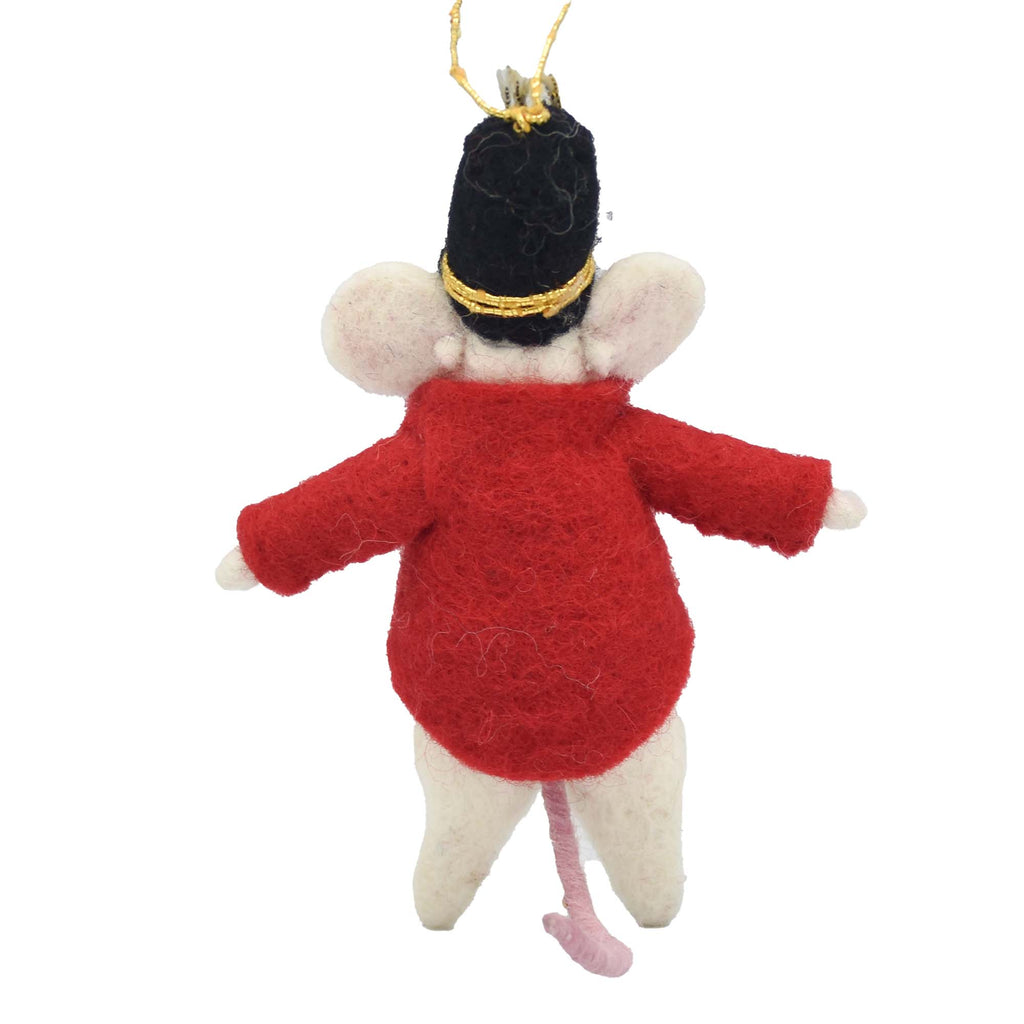 Showman Mouse Felt Ornament
