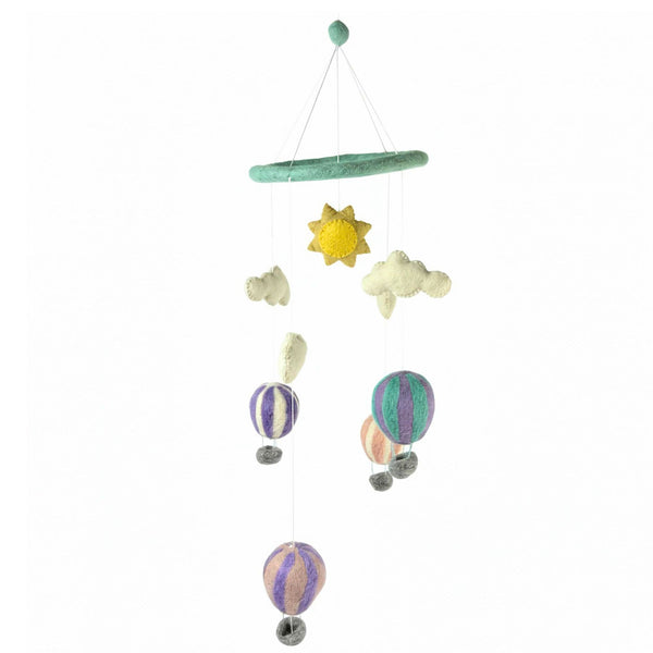 Hot Air Balloon Mobile, Lavendar