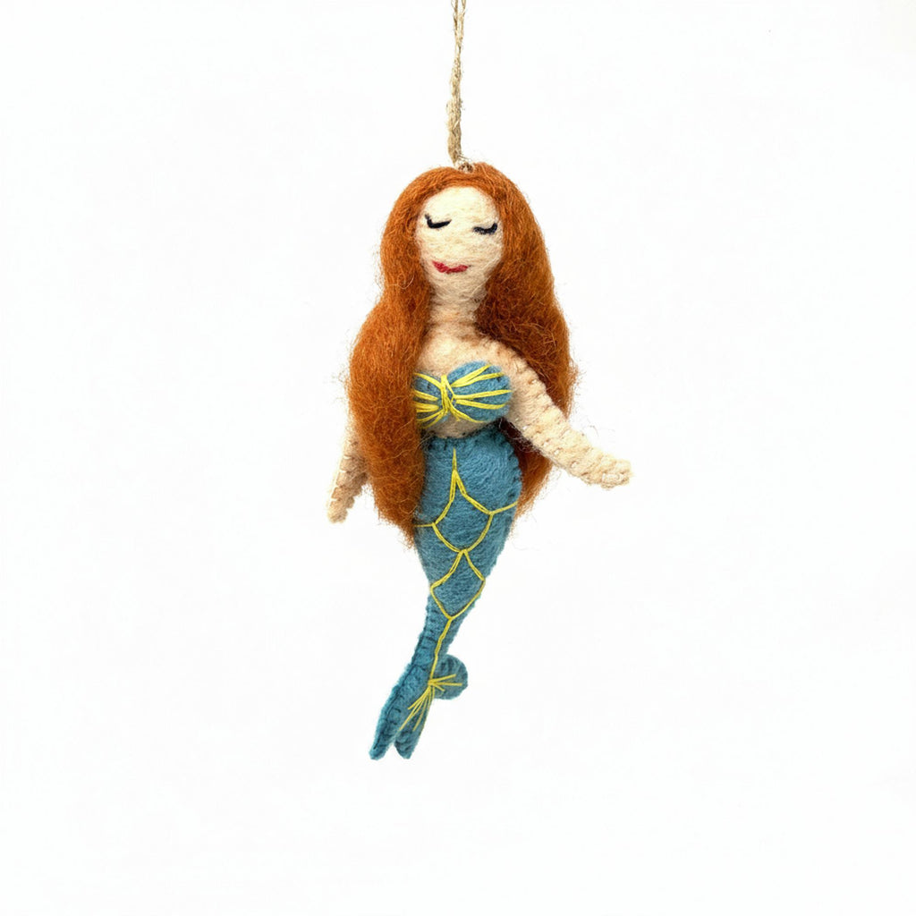 Mermaid Felt Ornament