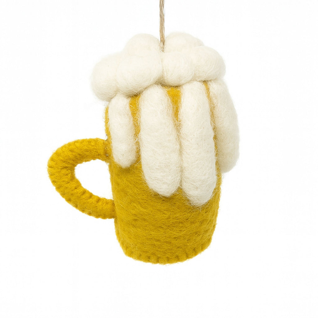 Beer Mug Felt Ornament