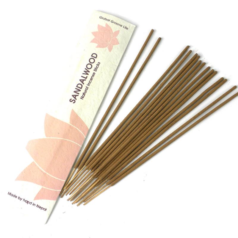 Sandalwood Natural Aromatic Incense Sticks – 100 Count (10 Packs of 10)