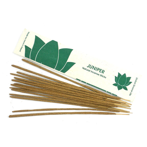 Juniper Natural Aromatic Incense Sticks – 100 Count (10 Packs of 10)