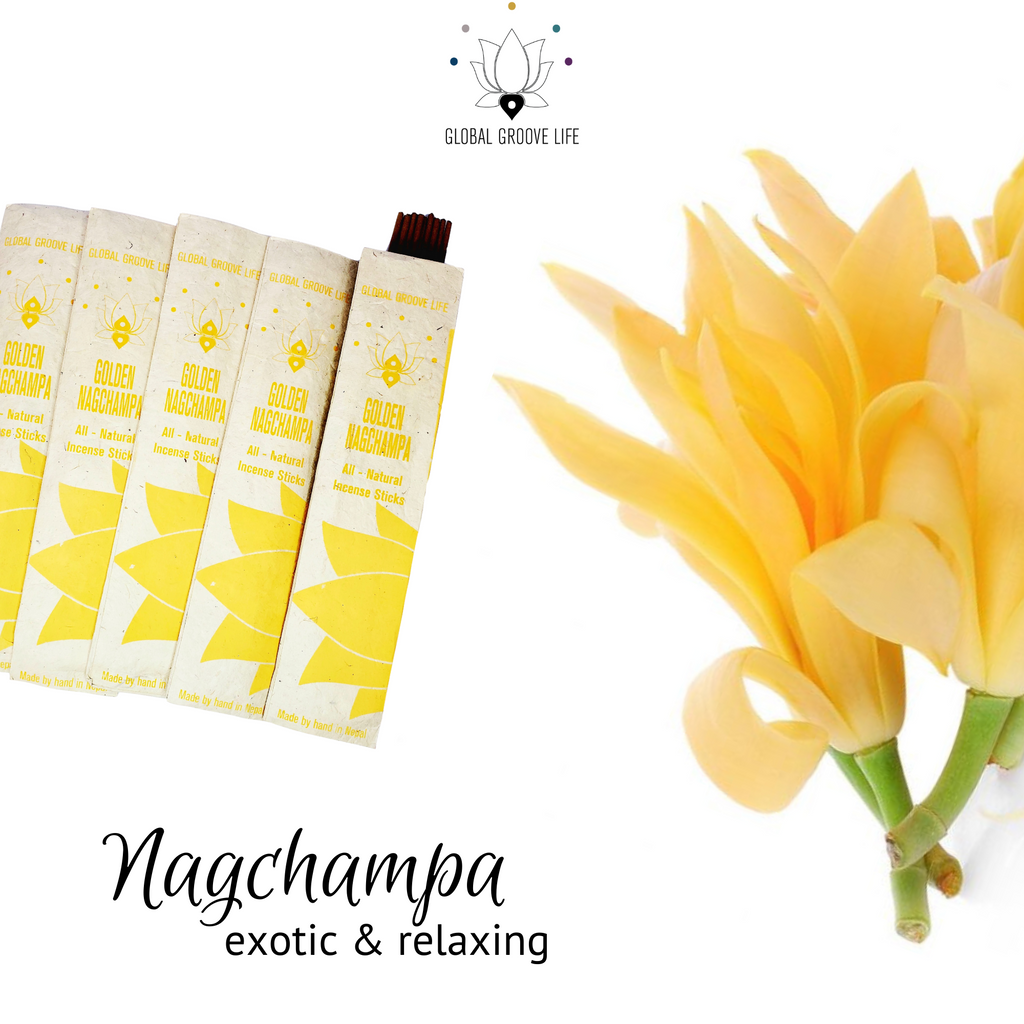 Nag Champa Incense Natural Aromatic Incense Sticks – 75 Count (5 packs of 15)