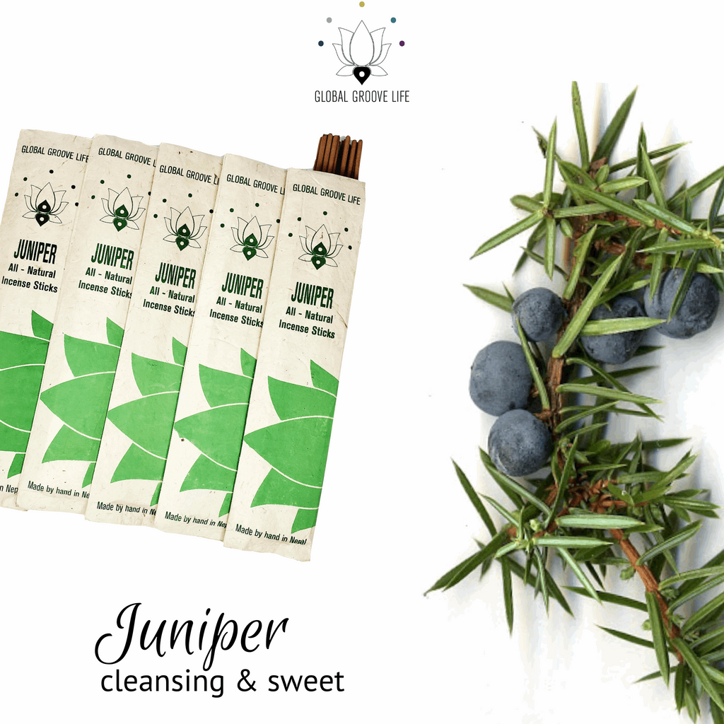 Juniper Incense Natural Aromatic Incense Sticks – 75 Count (5 packs of 15)