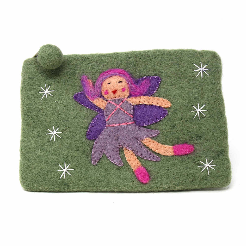 Hand Crafted Felt Starry Fairy Pouch