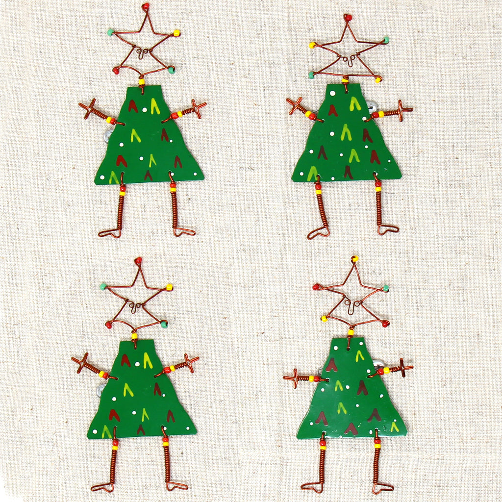 Dancing Girl Christmas Tree Pin - Creative Alternatives