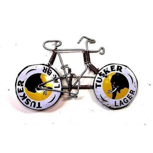Wire Bicycle Pin with Tusker Wheels - Creative Alternatives