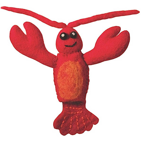 Woolie Finger Puppet - Lobster - Wild Woolies (T)