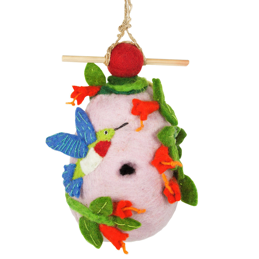 Felt Birdhouse - Hummingbird - Wild Woolies