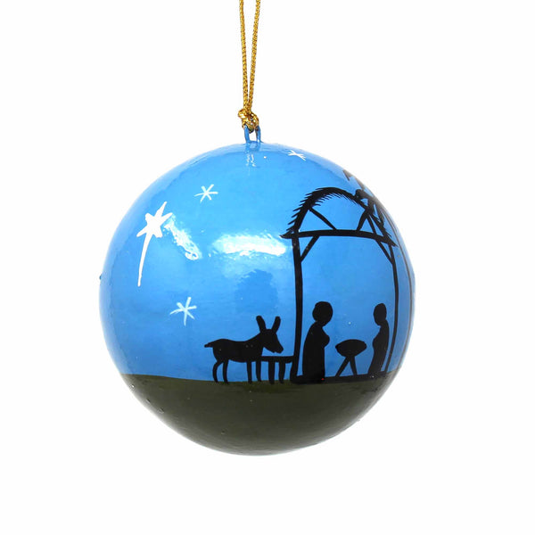 Handpainted Ornament, Christmas Nativity