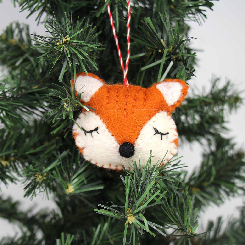 Christmas Ornament: Fox - Global Groove (H)